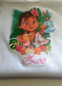Baby Moana shirt